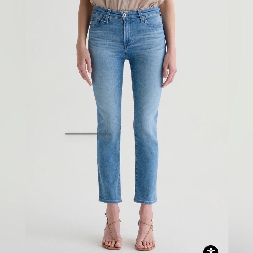 AG Mari Crop High Rise Straight